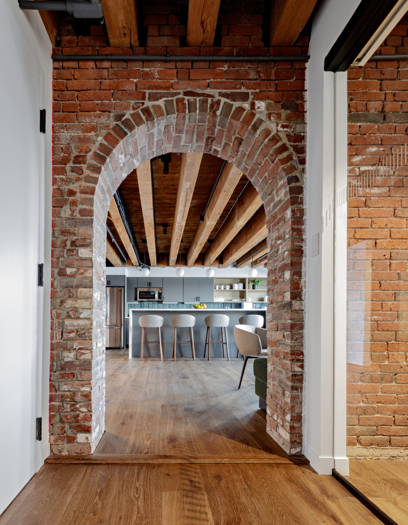 66 Long Wharf - Adige Design - Brick And Beam Office Space Interior